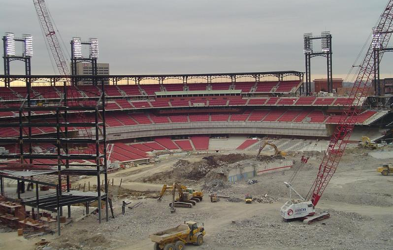 stadium under construction